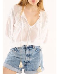 Wild - Blouse Ample En Coton Femme - Lyst