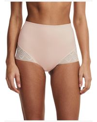 Chantelle - Culotte Gainante Taille Haute En Dentelle - Lyst