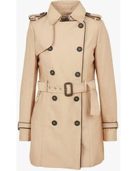 Morgan - Trench Droit À Double Boutonnage Femme - Lyst