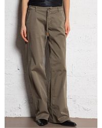 Le Temps Des Cerises - Pantalon Droit En Coton Mélangé Femme - Lyst