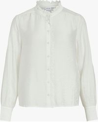 Vila - Chemise Col Montant Femme - Lyst