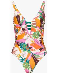 Livia - Maillot De Bain 1 Pièce Imprimé - Lyst