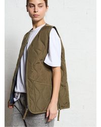 Taion - Veste Droite Matelassée Femme - Lyst