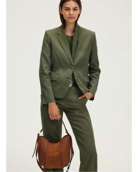 Pablo - Veste Tailleur En Lin Mélangé Femme - Lyst