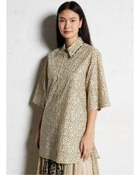 Mes Demoiselles - Chemise Col Classique Imprimée En Coton Femme - Lyst