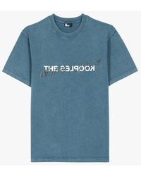 The Kooples - Tee-Shirt Col Rond Droit En Coton'Sérigraphié - Lyst