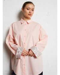 Imperial - Chemise Oversize En Coton Femme - Lyst