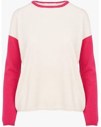 Majestic Filatures - Pull Ample Col Rond En Cachemire Femme - Lyst