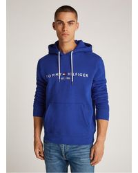 Tommy Hilfiger - Sweat À Capuche En Coton Mélangé - Lyst