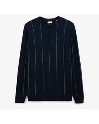 Serge Blanco - Pull Col Rond À Rayures - Lyst