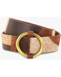 Sessun - Ceinture En Cuir Patchwork - Lyst