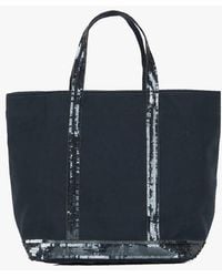 Vanessa Bruno - Cabas M À Sequins En Toile De Coton Femme - Lyst