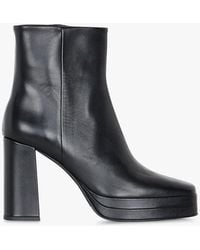 Bobbies - Bottines À Talons En Cuir Femme - Lyst