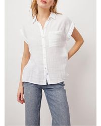 Rails - Chemise Droite En Coton Bio Femme - Lyst