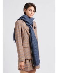 Moismont - Foulard Imprimé En Laine - Lyst