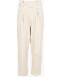 Mes Demoiselles - Pantalon Carotte En Coton Femme - Lyst