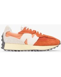 New Balance - Baskets Basses En Cuir Mélangé Femme - Lyst