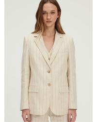 Pablo - Veste De Tailleur En Lin Mélangé Femme - Lyst