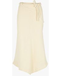 Laurence Bras - Jupe Midi En Coton Femme - Lyst