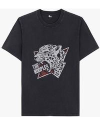 The Kooples - Tee-Shirt Col Rond En Coton'Sérigraphié - Lyst