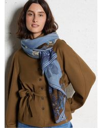 Inoui Edition - Foulard Imprimé En Laine - Lyst