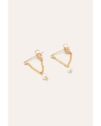 YAY - Boucles D'Oreilles Chaînette - Lyst