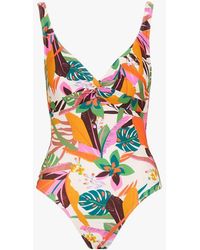 Livia - Maillot De Bain 1 Pièce Imprimé - Lyst