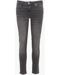 Liu Jo - Jean Skinny Taille Normale En Coton Mélangé Femme - Lyst
