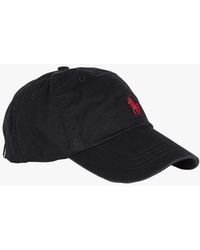 Polo Ralph Lauren Baseballkappe mit Logo-Stickerei - Schwarz