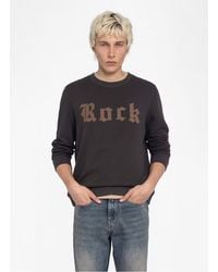Zadig & Voltaire - Sweat Col Rond En Coton - Lyst