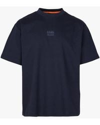 Napapijri - Tee-Shirt Ample Col Rond Imprimé En Coton - Lyst