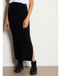 The Korner - Jupe Longue En Maille Femme - Lyst