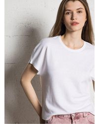 Majestic Filatures - Tee-Shirt Large Manches Courtes En Lin Femme - Lyst