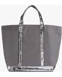 Vanessa Bruno - Cabas M À Sequins En Toile De Coton Femme - Lyst
