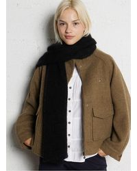 Des Petits Hauts - Echarpe Unie En Laine Mélangée - Lyst