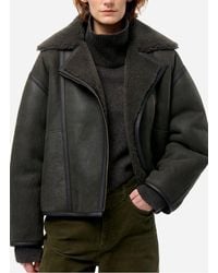 Vanessa Bruno - Veste Col Tailleur En Cuir Femme - Lyst