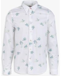 Paul Smith - Chemise Col Classique Imprimée En Coton Bio - Lyst