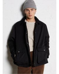 Les Deux - Veste Droite En Coton Mélangé - Lyst