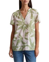 Marc O' Polo - Blouse Col V En Coton Femme - Lyst
