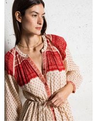 MAISON HOTEL - Robe Ample Imprimée En Coton Femme - Lyst