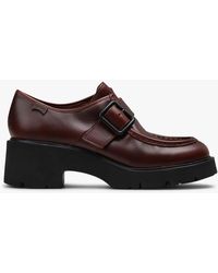 Camper - Mocassins Compensés En Cuir Femme - Lyst
