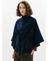 CAROLL - Poncho Ample Col Montant Femme - Lyst