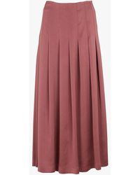 Laurence Bras - Jupe Longue Évasée En Satin Femme - Lyst