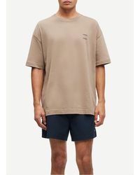 Samsøe & Samsøe - Tee-Shirt Col Rond'Sérigraphié En Coton Bio - Lyst