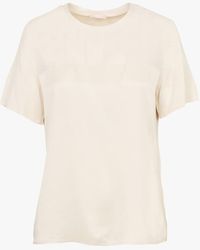 Liu Jo - Tee-Shirt Manches Courtes Fluide Uni Femme - Lyst