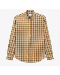 Serge Blanco - Chemise Manches Longues À Carreaux - Lyst