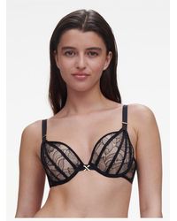 Chantelle - Soutien-Gorge Coques Push-Up Avec Dentelle De Leavers - Lyst