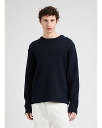 SAISON 1865 - Pull Col Rond En Coton - Lyst