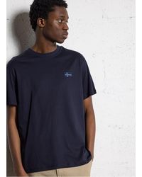 Napapijri - Tee-Shirt Droit Col Rond En Coton - Lyst