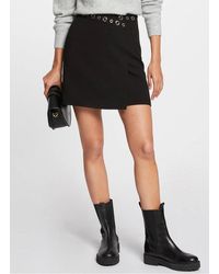 Morgan - Jupe Courte Taille Haute Femme - Lyst
